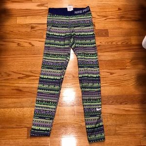 Nike pro workout tights